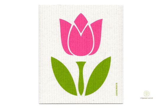 Houbička - tulipán růžový