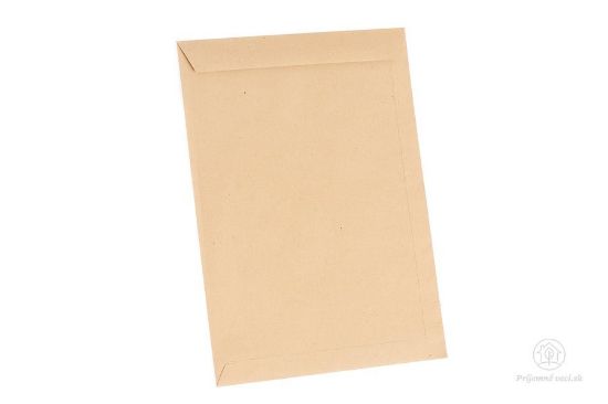 Obálky z hnědého recyklovaného papíru - C4 -10ks