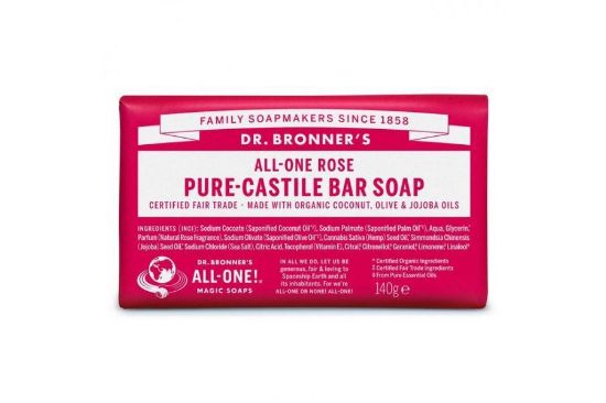Kastilské mýdlo Dr. Bronner´s - růže