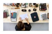 Peračník Kanken Art Fjällräven - strakatý modrý