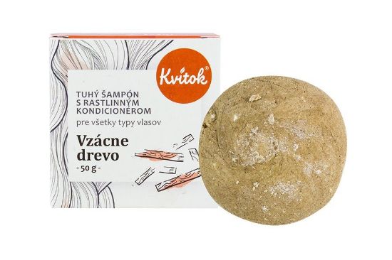 Tuhý šampon Kvitok - vzácné dřevo 50g