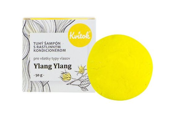 Tuhý šampon Kvitok - ylang ylang 50g