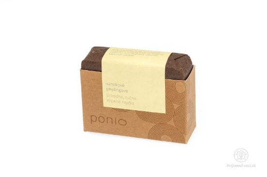Mýdlo Ponio - vanilkové peelingové