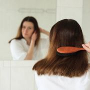 Hruškový kartáč na vlasy s kančími štětinami - 10-řadý