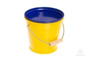 Kovový kbelík - žlutý