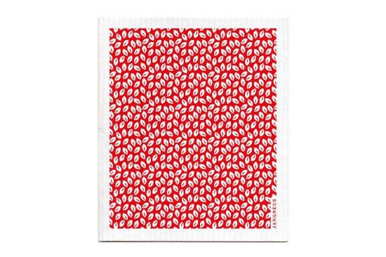 Houbička - mini lístky červené