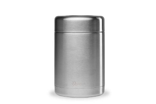 Antikorová termoska na jídlo Qwetch - stříbrná - 600ml