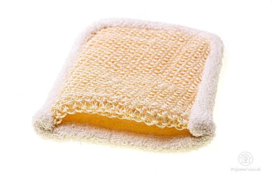 Masážní rukavice - sisal a bavlna