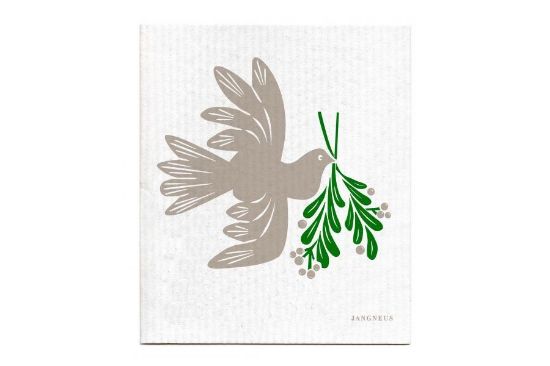 Houbička - holubice s jmelím šedá