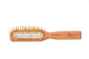 Bukový kartáč na vlasy s dřevěnými ostny - 5-řadý