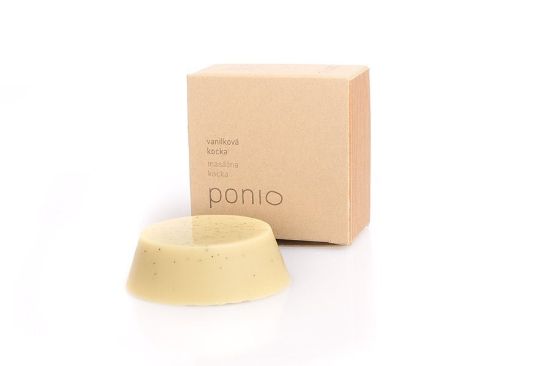 Masážní kostka Ponio - vanilková
