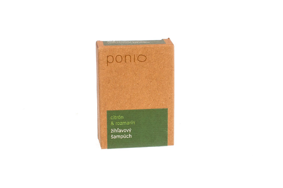 Tuhý šampon Ponio - citron a rozmarýn - 30g