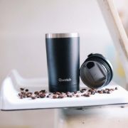 Obrázek Nerezový termo hrnek Qwetch - 350ml - černý