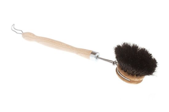 Měkký kartáč na nádobí s rukojetí