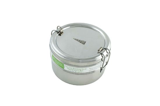 	Celonerezový kulatý obědář Chapra - 2 nádoby - 700ml