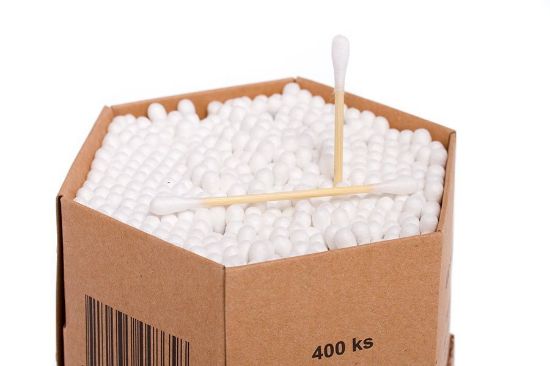 Vatové tyčinky z bambusu - XXL (400ks)