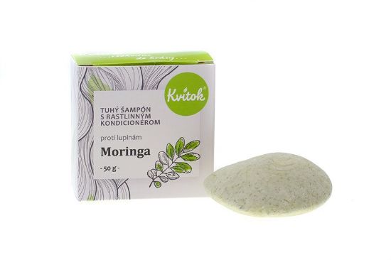 	Tuhý šampon Kvitok - moringa 50g