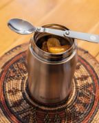 Obrázek Termoska se lžičkou Les Artistes - 700 ml - stříbrná