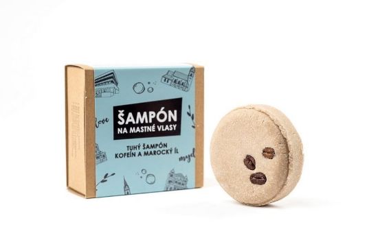 Obrázek Mydlove - šampon kofein a marocký jíl - 60g