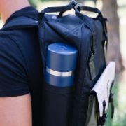 Obrázek Termoska Qwetch s hrníčkem - 750 ml - modrá