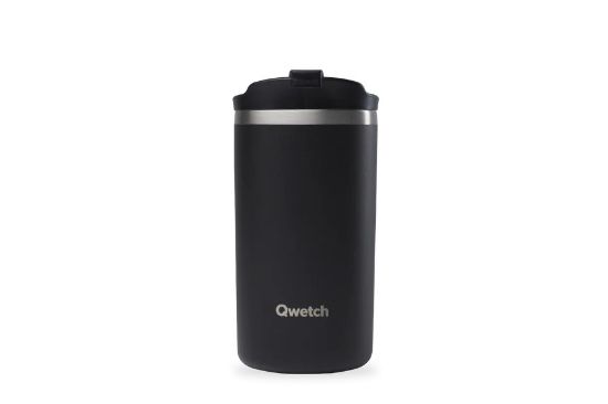 Obrázek Nerezový termo hrnek Qwetch - 350ml - černý