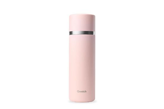 Picture of Termoska Qwetch s hrníčkem - 750ml - pastelová růžová