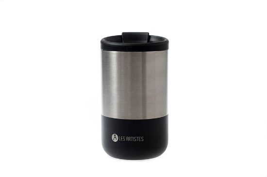 Obrázek Nerezový termo hrnek Les Artistes - 350ml - stříbrno-černý