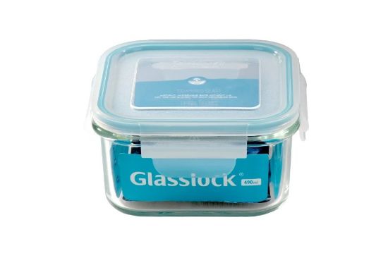 Obrázek Skleněná čtvercová dóza Glasslock - 490ml	