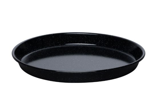Obrázek Smaltovaná forma na pizzu - 32 cm - černá