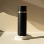 Obrázek Termoska Qwetch s hrníčkem - 750ml - černá