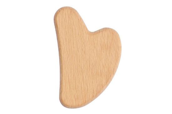 Obrázek Dřevěná pomůcka na Gua Sha masáž - obličej