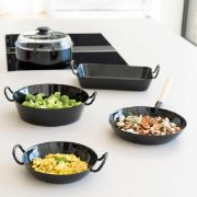 Obrázek Smaltovaná pánev s uchy - 30 cm - různé barvy