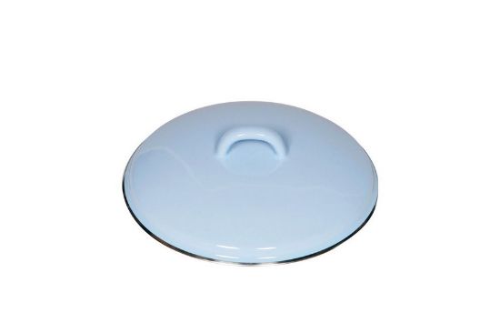 Obrázek Smaltovaná poklice - 18cm - modrá