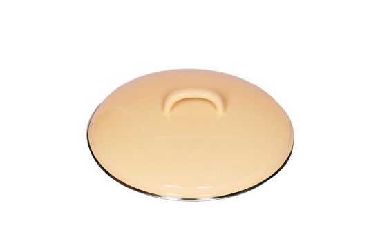 Obrázek Smaltovaná poklice - 20 cm - žlutá