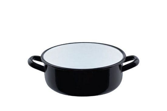 Obrázek Smaltovaný kastrol - 1l - černý
