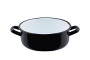 Obrázek Smaltovaný kastrol - 2 l - černý	