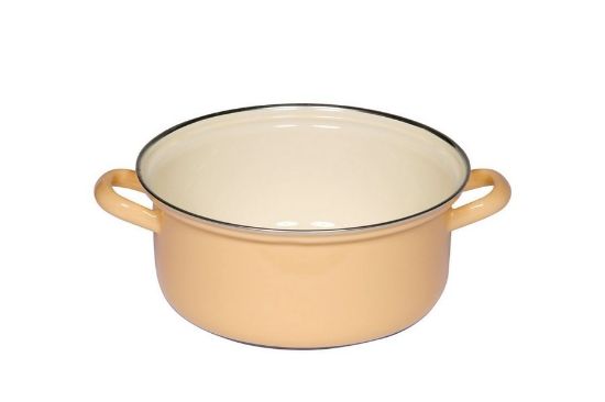 Obrázek Smaltovaný kastrol - 2l - žlutý