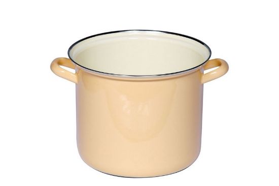 Obrázek Smaltovaný hrnec vysoký - 4l - žlutý