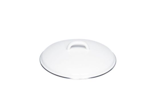 Obrázek Smaltovaná poklice - 12 cm - bílá