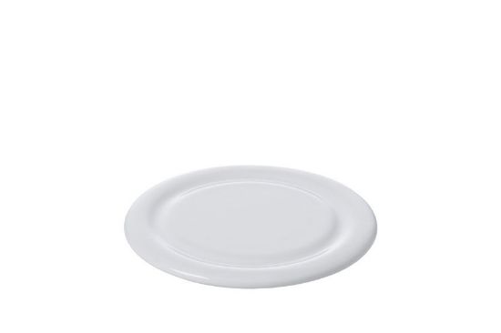 Obrázek Smaltované víčko na misku - 12 cm - bílé