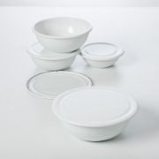 Obrázek Smaltované víčko na misku - 12 cm - bílé