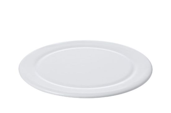 Obrázek Smaltované víčko na misku - 22 cm - bílé