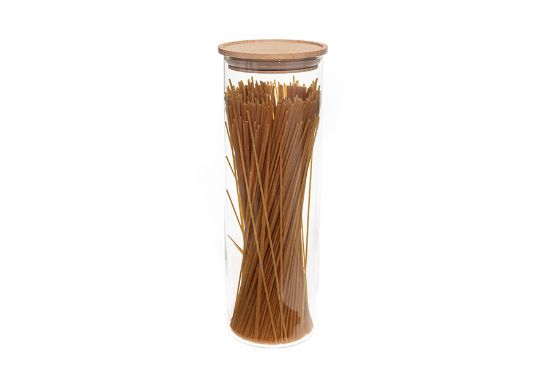 Picture of Skleněná dóza na potraviny Simax s dřevěným víkem - 1,8l