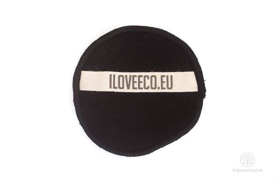 Obrázek Odličovací tampon Iloveeco - černý - 5ks v sáčku