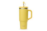 Obrázek Velký termo hrnek Qwetch s brčkem a rukojetí - 900ml
