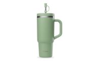 Obrázek Velký termo hrnek Qwetch s brčkem a rukojetí - 900ml