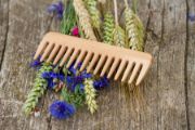 Obrázek Dřevěný širokozubý hřeben bez rukojeti