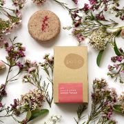 Obrázek Tuhý šampon s kondicionérem Ponio - pink - 60 g