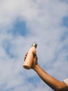 Obrázek Termo láhev Qwetch "Active" - ​​600ml - meruňková