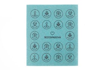 Obrázek Bezodpadová houbička tyrkysová